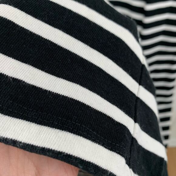 J.Crew Women Dress Midi Sleeveless Nautical Preppy Striped Summer Coastal Medium - Picture 3 of 8